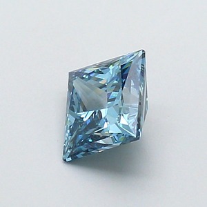 Diamant CVD de qualité supérieure, bleu vif, taille princesse, clarté VS1, polissage excellent, pierre précieuse créée en laboratoire pour bijoux personnalisés - Product Image 3