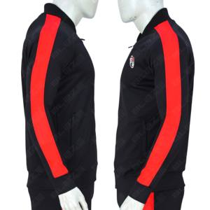 Chaqueta Deportiva Unisex Medalist 2.0 en negro y rojo, Sudadera con capucha para hombre con cremallera, Chaqueta de chándal personalizada Blaze Fight Wear - Product Image 4