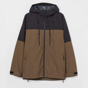 Chaqueta Cortavientos Ligera de Última Moda con Colores Contrastantes para Hombre, Chaqueta Deportiva de Invierno con Capucha, Chaqueta Impermeable para Exteriores - Product Image 2