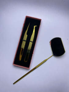 แหนบต่อขนตาปลายแหลมกันลื่น สแตนเลส สำหรับเครื่องมือแต่งหน้า ขายส่ง - Product Image 6