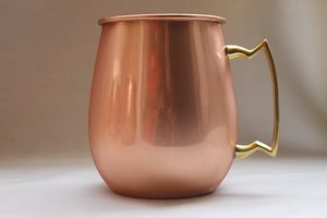 Authentic Copper Mule <b>Mug</b> with Hand Hammered Texture Uses Ideal for Cocktails Mocktails Iced Beverages and Bar Serving - Product Image 3