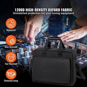 Borsa Imbottita per Mixer DJ in Tessuto Oxford 1200D con Tracolla Rimovibile da 1,5 m, Tasca Portaoggetti da 1 cm per Trasporto Attrezzatura DJ - Product Image 2