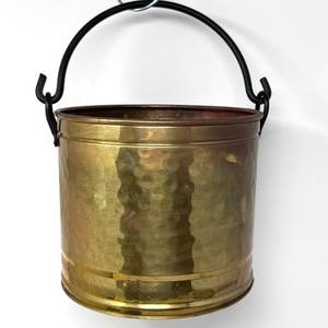 Cubo de Hielo Decorativo de Cobre con Diseño Martillado y Asa Metálica, Enfriador de Bebidas para Uso en Interiores y Exteriores, para el Hogar y Hoteles - Product Image 4