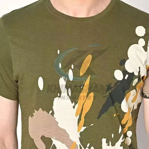 T-shirt pour homme facile à porter, respirant, écologique, en tissu polyester/coton, coupe ample, design personnalisable pour une utilisation en extérieur - Product Image 6