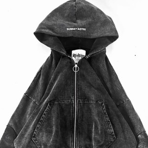Ensemble de survêtement pour homme en molleton respirant à séchage rapide avec logo imprimé en sérigraphie personnalisé, coupe classique, deux pièces (pantalon et sweat à capuche) - Product Image 2