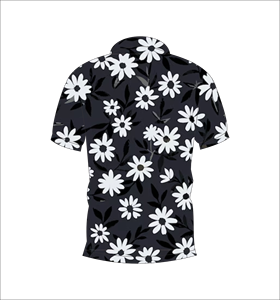เสื้อโปโลพิมพ์ลายดอกไม้แบบกำหนดเอง แขนสั้น สวมใส่สบาย เหมาะสำหรับกอล์ฟ เทนนิส ชุดทีมฤดูร้อน - Product Image 6