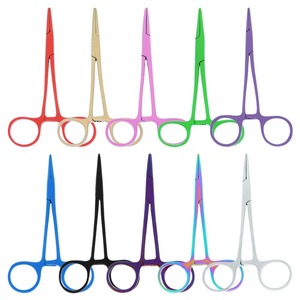 BAFA INSTRUMENTOS QUIRÚRGICOS Pinzas de Acero Inoxidable Rectas, Curvas, de Punta Curva, de Codo con Bloqueo, Tijeras, Pinzas Hemostáticas para Perros - Product Image 1