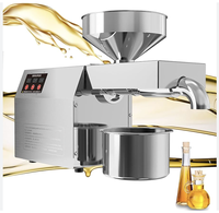 Presse d'extraction d'huile d'arachide, de maïs, de soja et de sésame, alimentée par moteur, garantie 1 an