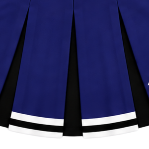 Jupe plissée bleu roi pour femmes et filles, idéale pour la danse, les équipes sportives, les performances, l'entraînement, les compétitions et les uniformes sportifs. - Product Image 4
