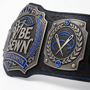 Ceinture de championnat personnalisée, ceinture de récompense avec plaques métalliques de qualité supérieure, design décoratif, sangle réglable, trophée de compétition sportive, OEM - Product Image 5