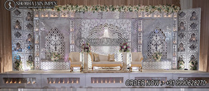 Scène de mariage indien de style miroir - Product Image 3