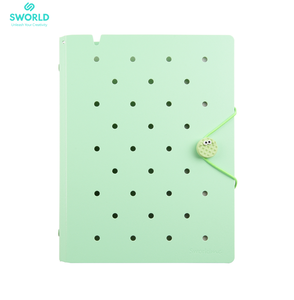 Stylish A5 Refillable PP Cover Loose <b>Leaf</b> Notebook Multicolor Functional OEM/ODM Daily Use Portable Dimension Wholesale - Product Image 3