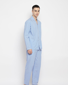 Terry Thermal <b>Pajama</b> <b>Set</b> Two Piece Breathable Sleepwear Plus Size Cozy Homewear Custom Logo Nightwear - Product Image 2