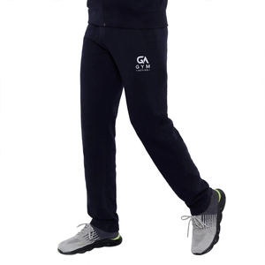 Ensemble de survêtement GYM Active pour homme, couleur unie, impression de logo personnalisé, séchage rapide, respirant, écologique, hiver, 100% coton - Product Image 3