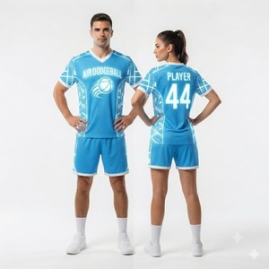 Custom Printed Dodgeball Uniform Set with Breathable Polyester Fabric and <b>Athletic</b> Fit - Product Image 3