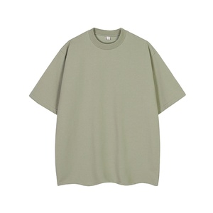 360 grammes été hommes unisexe T-Shirt 100% coton coupe régulière à manches courtes couleur unie respirant écologique - Product Image 6