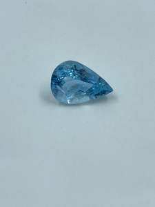 Piedra Preciosa de Aguamarina Natural con Corte de Pera, Color Azul Cielo de Alta Calidad, 2.05 Quilates, Suelta, Suministro de Fábrica, Nueva Llegada, Hecha a Mano - Product Image 6