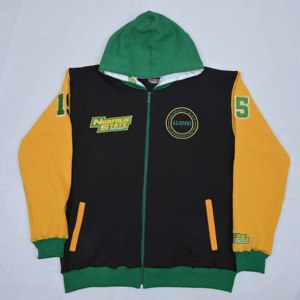 Premium Custom Wholesale Cotton Fleece <b>Zip</b>-<b>Up</b> Hoodie for Men with Front Embroidery and Back Applique Casual Style - Product Image 6