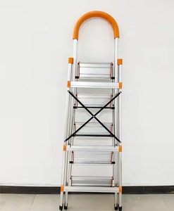 Wholesale Industrial Safety Platform <b>Ladder</b> Durable Aluminum Alloy Extension <b>Ladder</b> with Guard Rails Foldable Portable High Load - Product Image 2