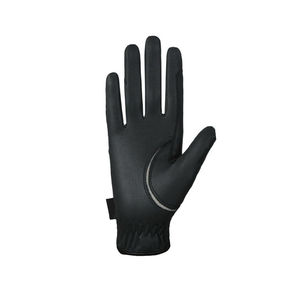 Gants d'équitation en cuir respirant pour homme, hiver, avec poignées, compatibles écran tactile et résistants aux chocs, antidérapants - Product Image 1
