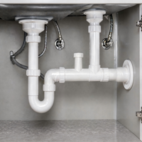 Tuyau de drainage en PVC-U de précision à faible friction et à haut débit SN2 SN4 SDR41 SDR34 pour la collecte des eaux de pluie