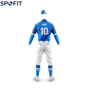 Ensemble d'uniformes de baseball de qualité supérieure pour adultes, personnalisable avec logo, vêtements de sport respirants, impression par transfert thermique - Product Image 4