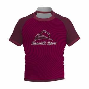 T-shirts de tennis personnalisés 100% polyester sublimés, t-shirts de sport, fabricant OEM ODM, t-shirts à manches courtes - Product Image 2