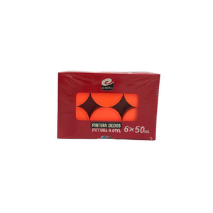 PEINTURE POUR DOIGTS 50ML Orange Jouets de peinture au doigt - Product Image 1