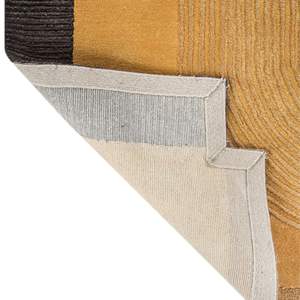 Alfombra de viscosa de lana con mechones a mano, diseño persa Oriental de elegancia juguetona con alfombras y juegos de área con estampado de animales - Product Image 4