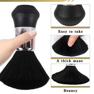 Brosse à dépoussiérer le cou professionnelle pour barbier, brosse douce pour le nettoyage du visage, brosse à cheveux en nylon pour la coupe - Product Image 3