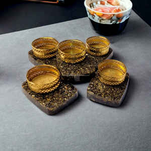 เชิงเทียนขนาดเล็กพร้อมชิปคริสตัลธรรมชาติล่าสุดสำหรับปีใหม่ - Product Image 5