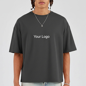 Wholesale 300 GSM Men Oversized Heavy Cotton Graphic Print Hip Hop Streetwear <b>Tee</b> Factory Price - Product Image 1