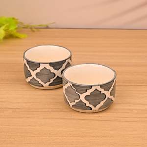 ชามดิปบลูเยลโลว์ขนาดเล็กคุณภาพสูง งานแฮนด์เมดสุดหรู ทันสมัย เหมาะสำหรับใช้ในบ้าน โรงแรม ร้านอาหาร - ผลิตโดย Abhita Retail - Product Image 1