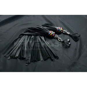 Leather <b>Flogger</b> Premium Leather Strips Strong Handle Balanced Design Leather <b>Flogger</b> Simple Control - Product Image 4
