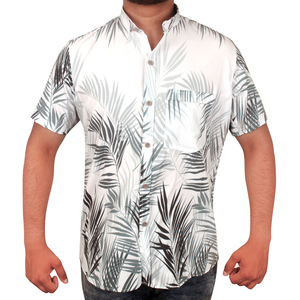 Chemise Hawaïenne Décontractée d'Été pour Homme, Tissu Imprimé Personnalisé, Respirante, Séchage Rapide, Légère, Écologique, Idéale pour les Vacances à la Plage - Product Image 4