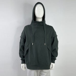 Sudadera con capucha para hombre, con pedrería, de forro polar grueso, personalizada, suministro al por mayor para minoristas de boutiques en EE. UU. - Product Image 2