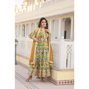 VESTIDO READYMADE ALIA CUT DE SANAYA'S CON DUPATTA 2017 - Product Image 5