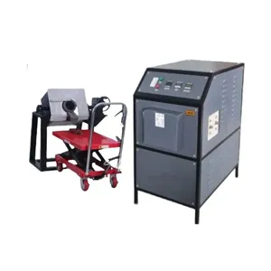 Sistema de Horno de Fusión por Inducción Industrial Shapet con Crisol Hidráulico Inclinable, Panel de Control y Multivoltaje para Fundición de Metales - Product Image 1