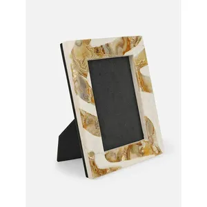 Marco de Fotos de Mármol Marrón de Última Tendencia con Acabado de Piedra Natural para Decoración Elegante del Hogar, Exhibición en Oficina y Uso como Regalo - Product Image 5