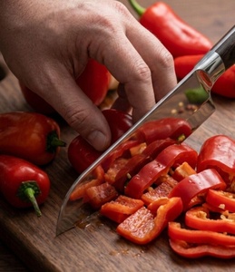 Juego de Cuchillos de Cocina Hechos a Mano con Mango de Madera Negra, Juego de Cuchillos de Chef al por Mayor con Funda de Cuero, Cuchillos de Supervivencia y Caza A&M Enterprises - Product Image 5