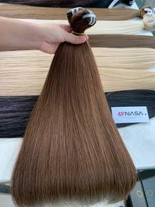 Vendeur le moins cher trame de cheveux couleur brune expédition rapide 100% cheveux humains de haute qualité Super Double dessiné - Product Image 2