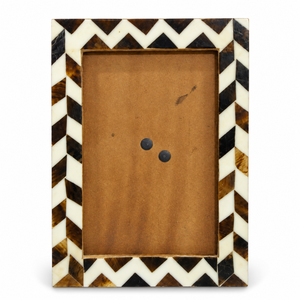 Rustic Wooden Photo <b>Frame</b> with Distressed <b>Black</b> <b>and</b> <b>Gold</b> Finish, Vintage Style Home Decor, Wholesale Bulk Supplier - Product Image 3