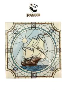 Dômes en verre pour maison, cathédrale, art décoratif en verre teinté, modèle en verre laminé CG-02, escalier industriel, entrée de salon, salle de bain - Product Image 3