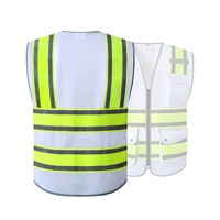 Gilet de sécurité 100 % polyester, combinaison de travail haute visibilité, réfléchissant, imperméable, coupe-vent, respirant, certifié CE, parmi les plus vendus