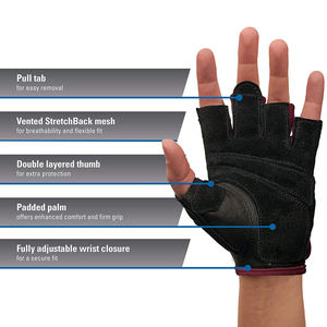 Meilleures ventes : Gants de musculation en tissu de qualité supérieure avec protection des paumes pour la vente en ligne - Product Image 3