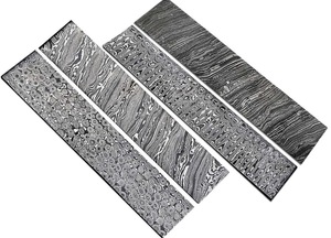Vente en gros de barres de acier Damas forgées à la main, matériau brut pour la fabrication de couteaux DIY, fournisseur OEM en vrac - Product Image 6