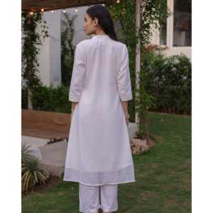 Ensemble Kurta Jazzy White XS - Product Image 3