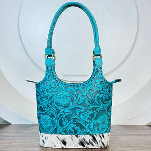 Sac fourre-tout à bandoulière en cuir et cuir de vachette usinés à la main de haute qualité Vente en gros Sac à main élégant de créateur - Product Image 4