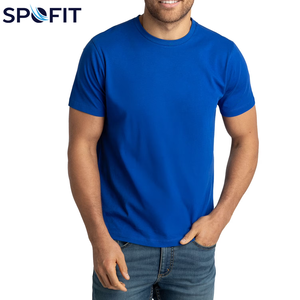 Camisetas de Algodón de Alta Calidad para Hombre, Personalizables con Etiqueta Privada, Camisetas Lisas para Entrenamiento, Gimnasio, Talla Grande, Venta al Por Mayor 2026 - Product Image 1