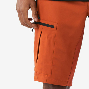 Pantalones Cortos Cargo Naranja para Hombre, Cintura Alta, Cierre con Cordón, Secado Rápido, Poliéster Elástico, Estilo Casual con Bolsillos, Logotipo Frontal - Product Image 2